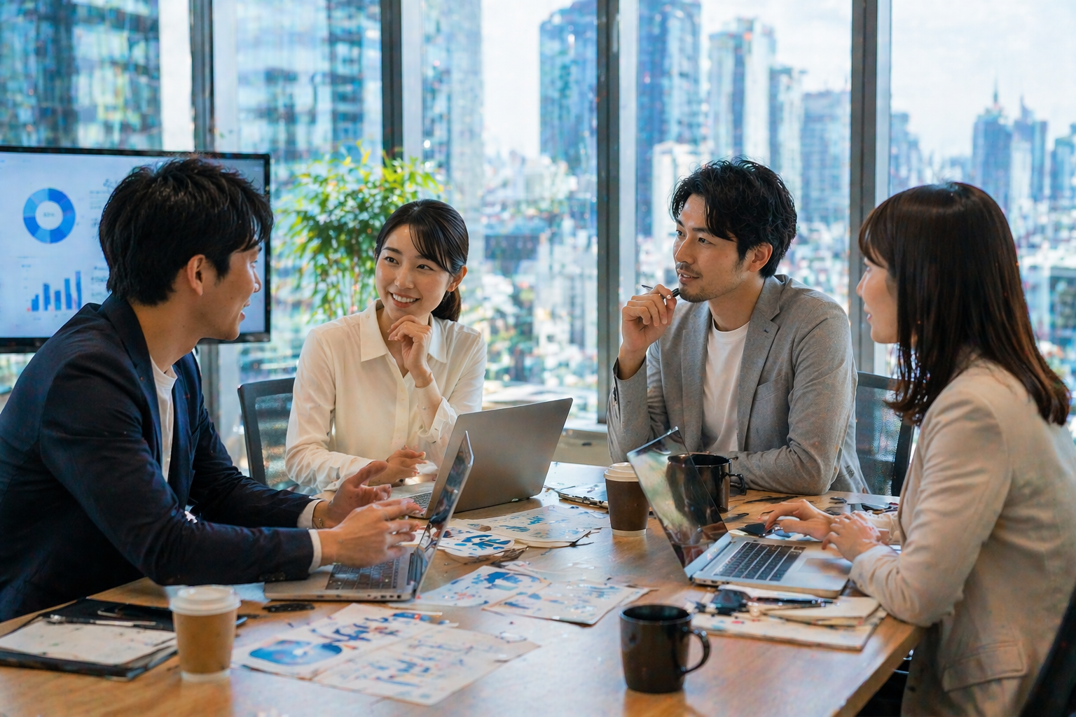 新規事業開発 — ミーティング風景